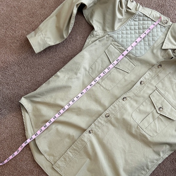 Willis & Geiger Men's Khaki hunting Shirt.Size L.Preowned, good condition - Picture 15 of 15